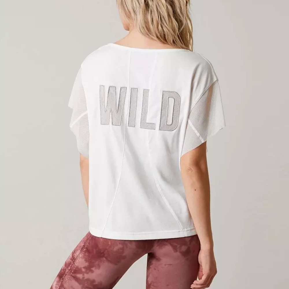 Free People Movement Wild Mesh Top